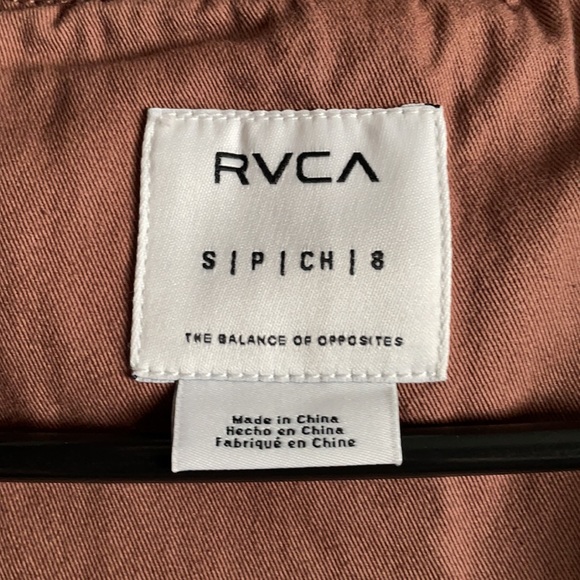 RVCA LARSON TRENCH COAT IN NUT - Picture 4 of 9